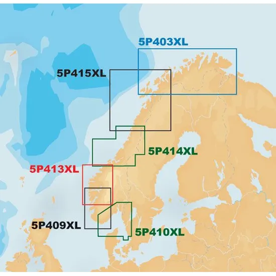 Navionics Platinum+ XL elektroniske sjøkart