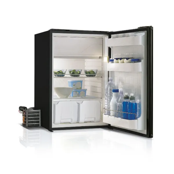 Vitrifrigo C130L 130-liter kjøleskap, lys grå front, 12/24V, Airlock, uten ramme