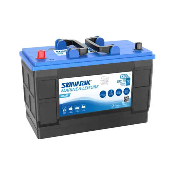 Exide Sønnak Dual SR570 12V 120 Ah blybatteri