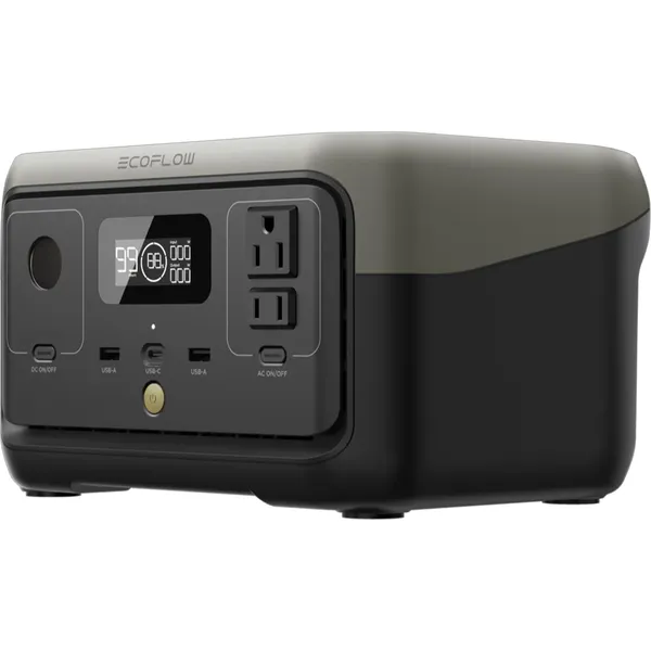 EcoFlow River 2 bærbar strømforsyning 256Wh-300W