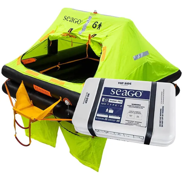 Seago Sea Cruiser ISO 9650-2 redningsflåte for 4 personer (Container)