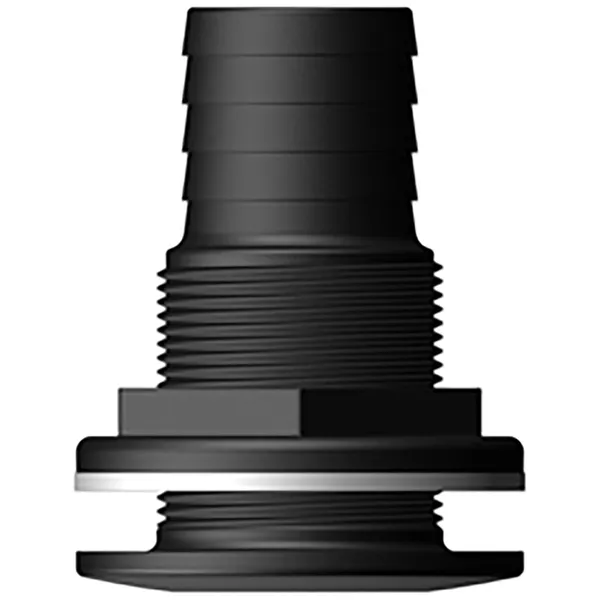 Trudesign 1 1/2" (38mm) Skroggjennomføring m/slangestuss