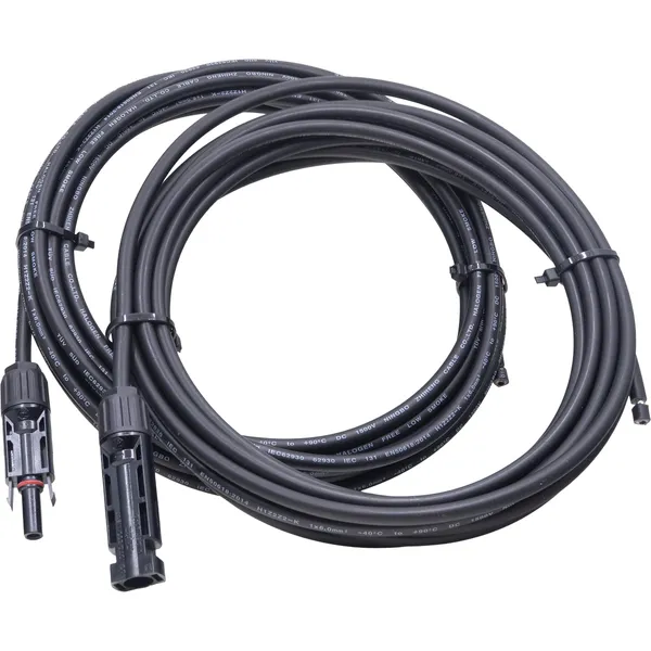 Skanbatt 5 meter PV-kabel med MC4-kontakt (2x6mm2)