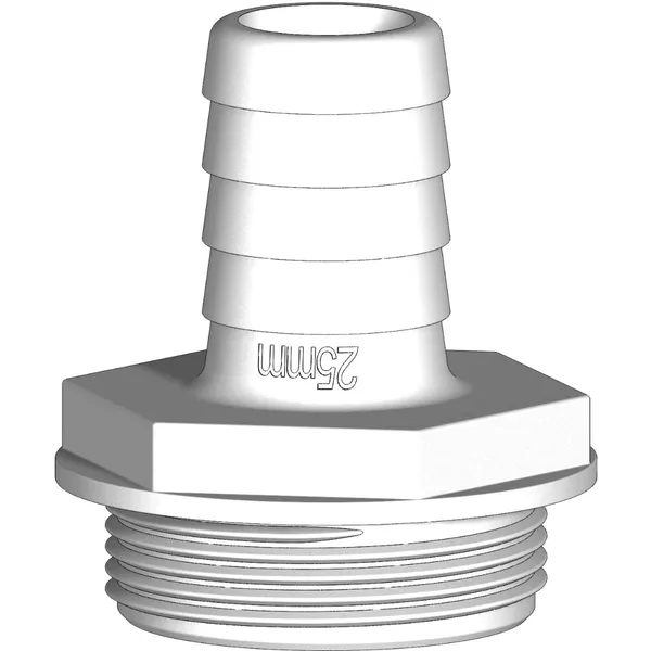 Trudesign slangekobling til 3-veis ventil 1" (25mm)