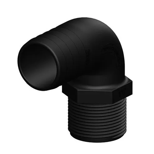 Trudesign 90 grader slangetilkobling hann 1 1/4" (32mm utv.)