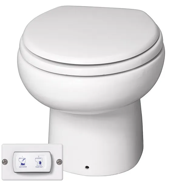 Sanimarin SN31C elektrisk toalett, 12V med manuelt kontrollpanel