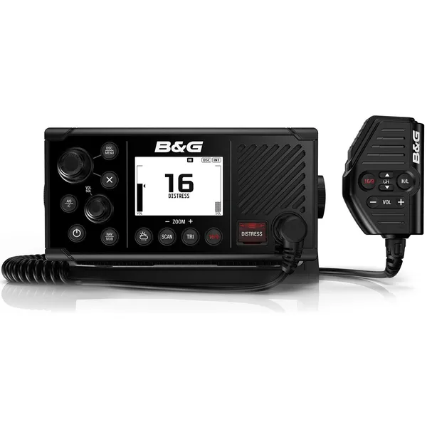 B&G V60 fastmontert VHF med innbygget GPS og AIS mottaker
