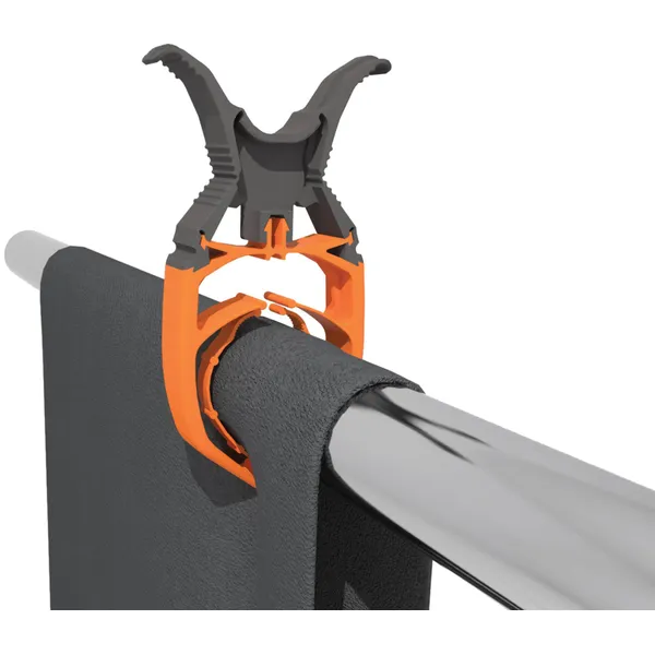 FIXCLIP klesklype med grep fra 5-32mm (6 pk)
