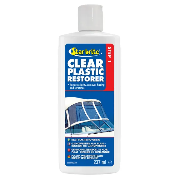 Star Brite Clear Plastic Restorer 237ml - Step 1