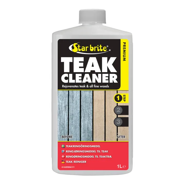 Star Brite Premium Teak Cleaner Step 1 - 1L