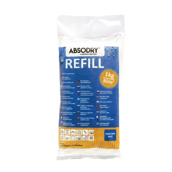 AbsoDry Pro Fuktslukerpose Refill 1 kg