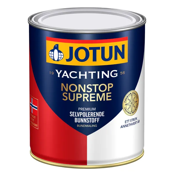 Jotun Nonstop Supreme selvpolerende bunnstoff, Mørk Grå, 0,75l