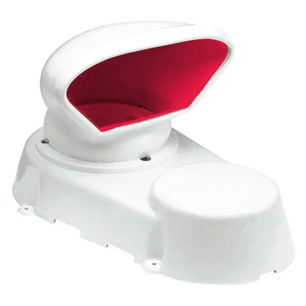 Plastimo doradeventil med gjengefeste, 205 mm Ø90mm Rød