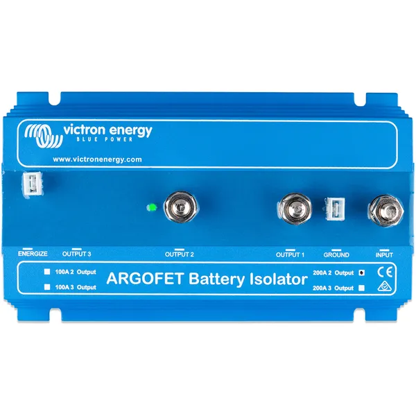 Victron Argofet 200-2 Batteriisolator to batteribanker 200A