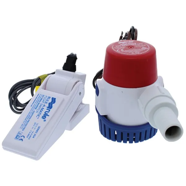 Rule 360 lensepumpe med bryter 12V