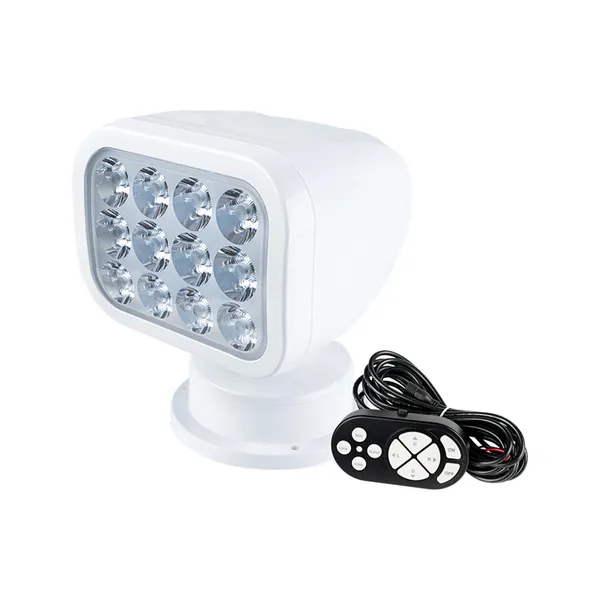 Seaflo LED Lyskaster m/fjernkontroll 28W Hvit. 
