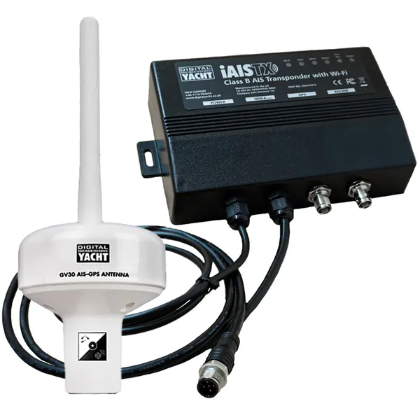Digital Yacht iAISTX Plus klasse B AIS-sender/mottaker med WiFi og kombiantenne