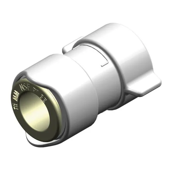 Whale Quick Connect adapter 15mm hun -1/2" BSP hun, 2-pakk