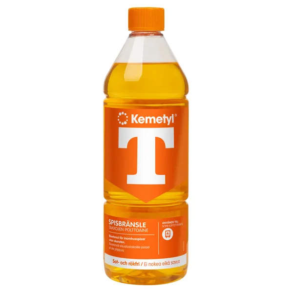 Kemetyl Fin Fyr luktfri brennveske / rødsprit, 1 liter