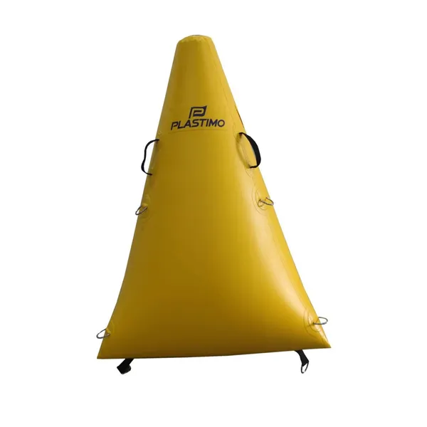 Plastimo Rundingsmerke regatta / trekantet 100x150 cm / Gul