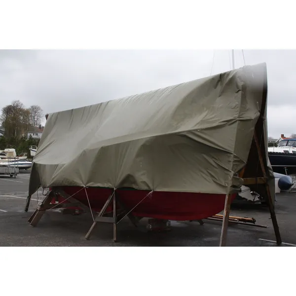 Hansen Protection MD Presenning 460 g/m2, 7x4m, olivenfarget