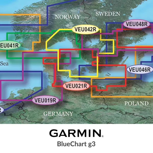 Garmin BlueChart g3 elektroniske sjøkart