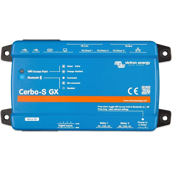 Victron Cerbo-S GX Multibox systemovervåkning