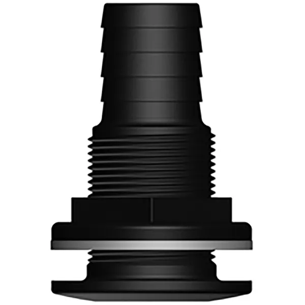 Trudesign 1 1/4" (32mm) Skroggjennomføring m/slangestuss