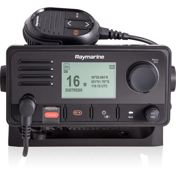 Raymarine Ray73 fastmontert VHF med AIS-mottaker, DSC og GPS
