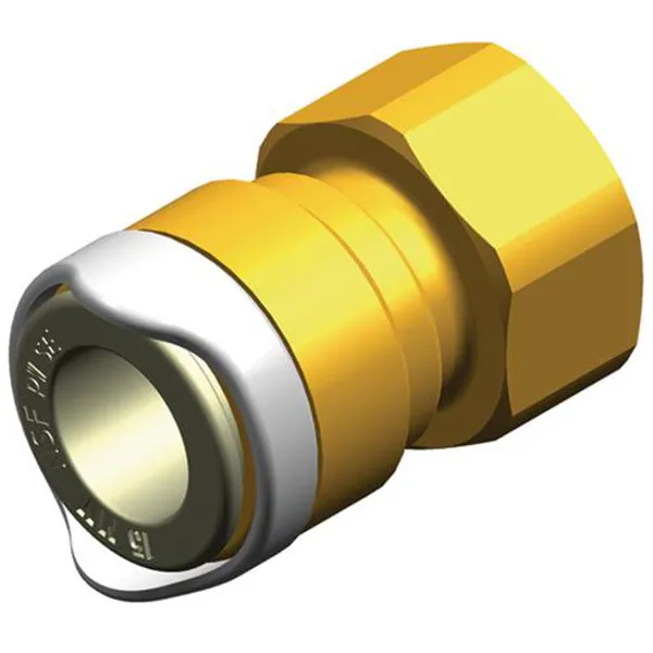 Whale Quick Connect adapter 15mm hun - 1/2" BSP hun