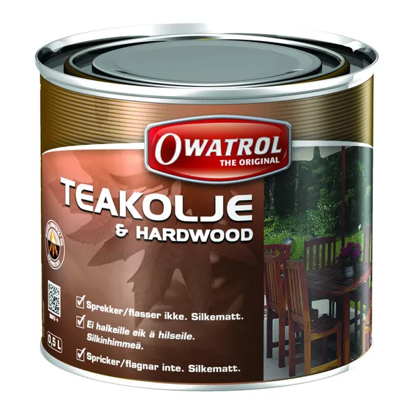 Owatrol Teakolje Silkematt 0,5 l