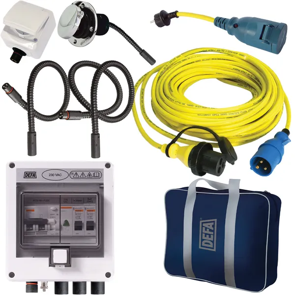 DEFA Marine Plug-and-play landstrømspakke 2 230V 16A