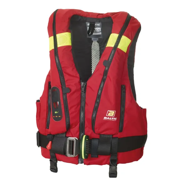 Baltic Hybrid 220 Auto Redningsvest 220N 60–120kg Rød