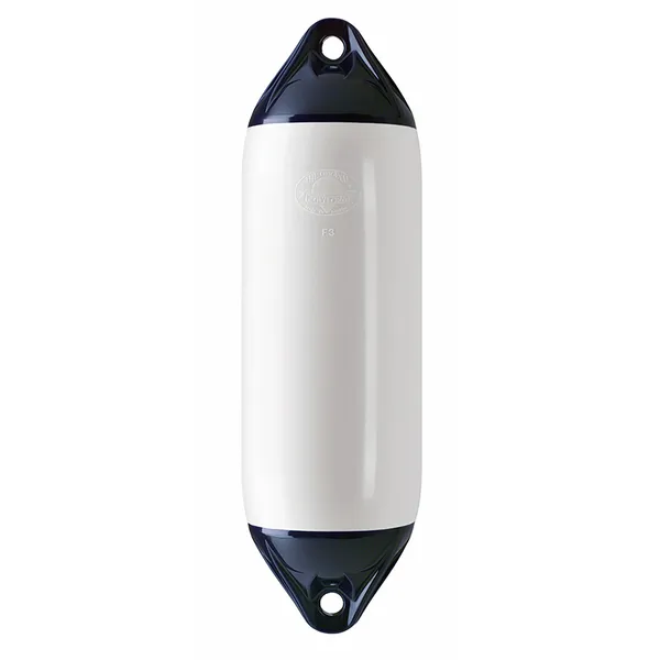 Polyform F7 fender Ø290x1090 mm (Hvit/Blå)