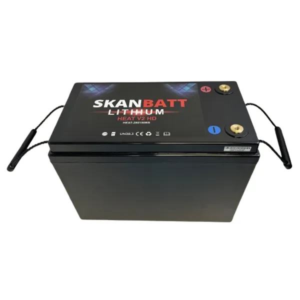 Skanbatt V2 Lithium Heat 12V 280Ah LiFePO4-batteri, 150A BMS