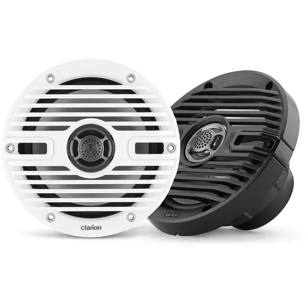 Clarion Marine Høyttalere 6,5" Classic, hvit/sort grill