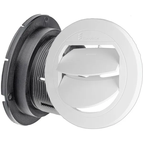 Eberspächer 75mm stengbart luftutslipp (hvit)