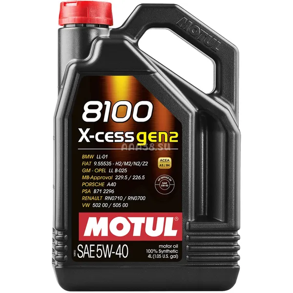 Motul 8100 motorolje syntetisk 5W-40 4 liter