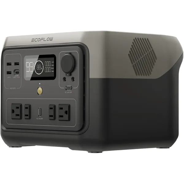 EcoFlow River-2 Max bærbar strømforsyning 512Wh-500W