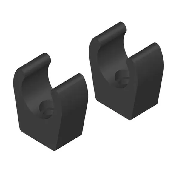 Whale Quick Connect klips for 15mm rør, svart, 10-pakk
