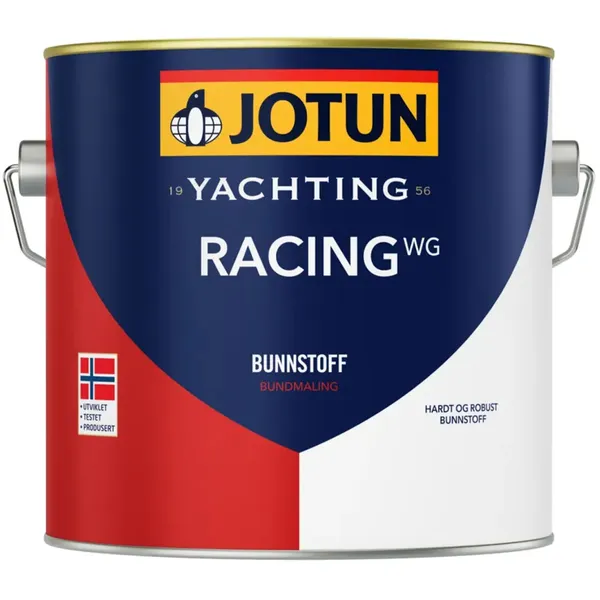 Jotun Racing WG hardt bunnstoff, hvit, 2,5 l