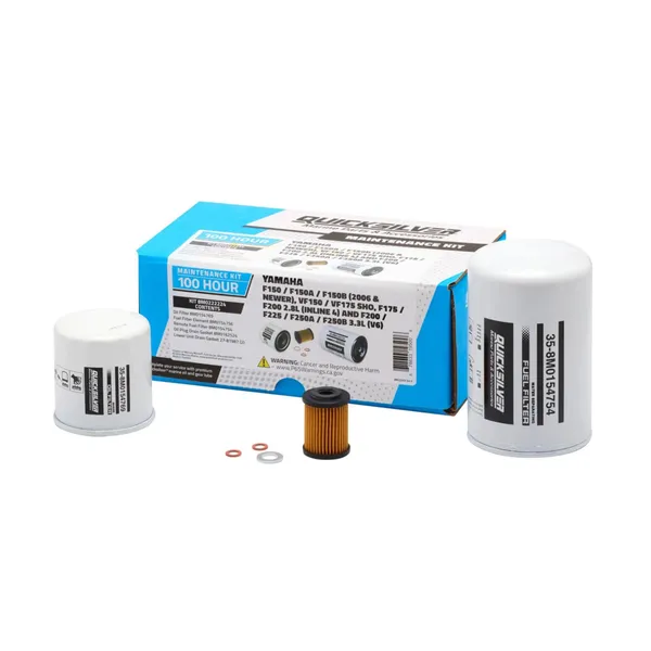 Quicksilver Yamaha 100 timer servicekit F150-250