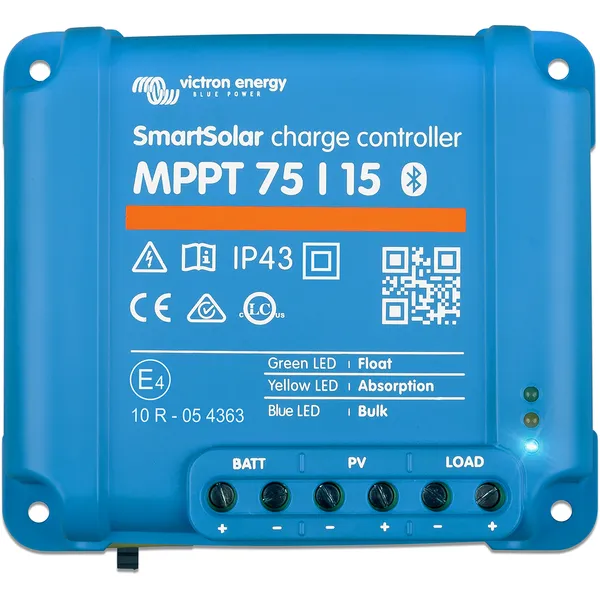 Victron SmartSolar MPPT 75/15A solcelleregulator med Bluetooth
