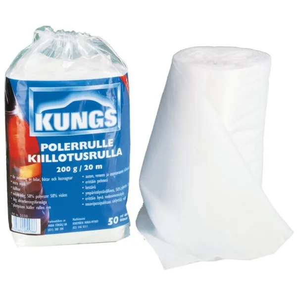 Kungs Polertørk på rull, 200 g, 50 ark