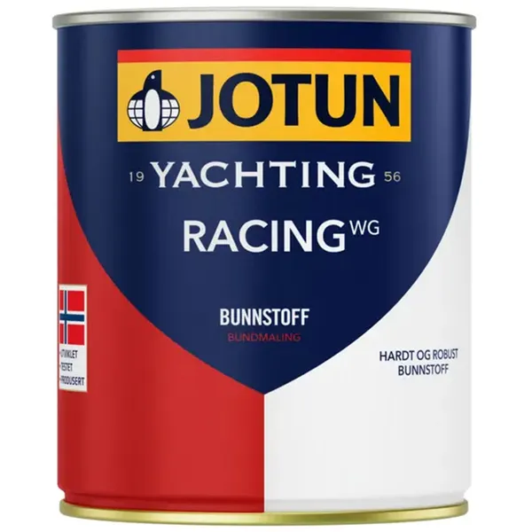 Jotun Racing WG hardt bunnstoff, hvit, 0,75 l