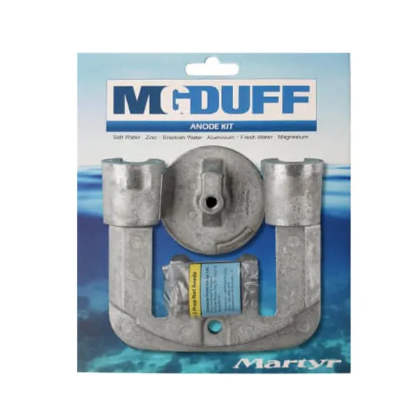 MGDUFF Mercruiser Anodesett Aluminium Bravo 2 og 3