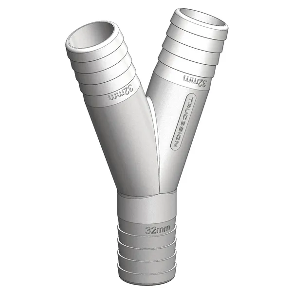 Trudesign Y-stykke i kompositt (32/32/32mm)