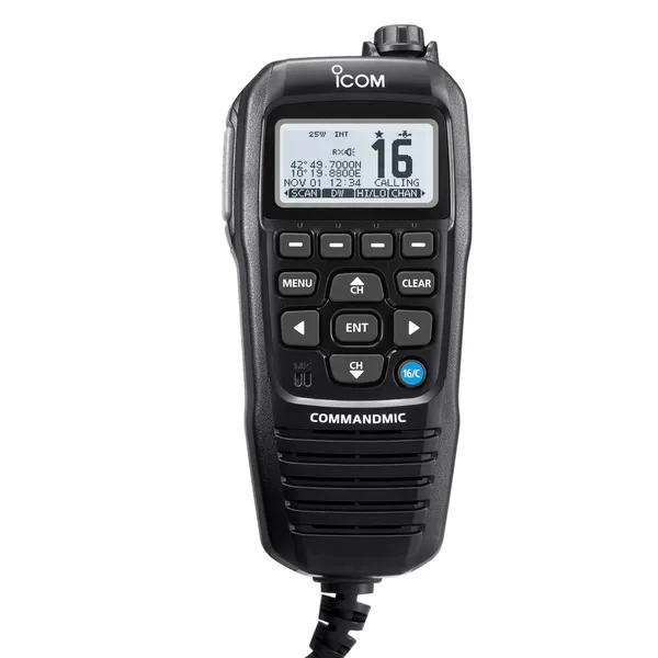 Icom Commandmic HM-195GB VHF-håndsett for M423GE og M510E