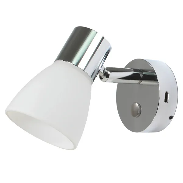 Aries LED vegglampe med USB-C kontakt 3 Watt, 12 / 24Volt