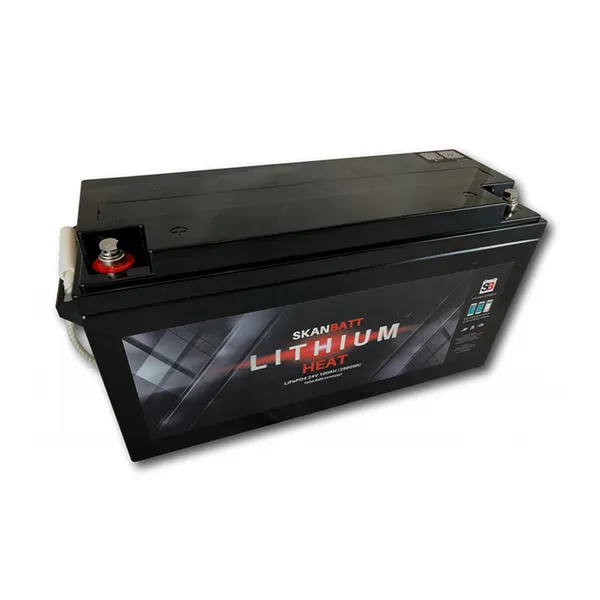 Skanbatt Heat Lithium 24V 100Ah LiFePo4 batteri med 100A BMS